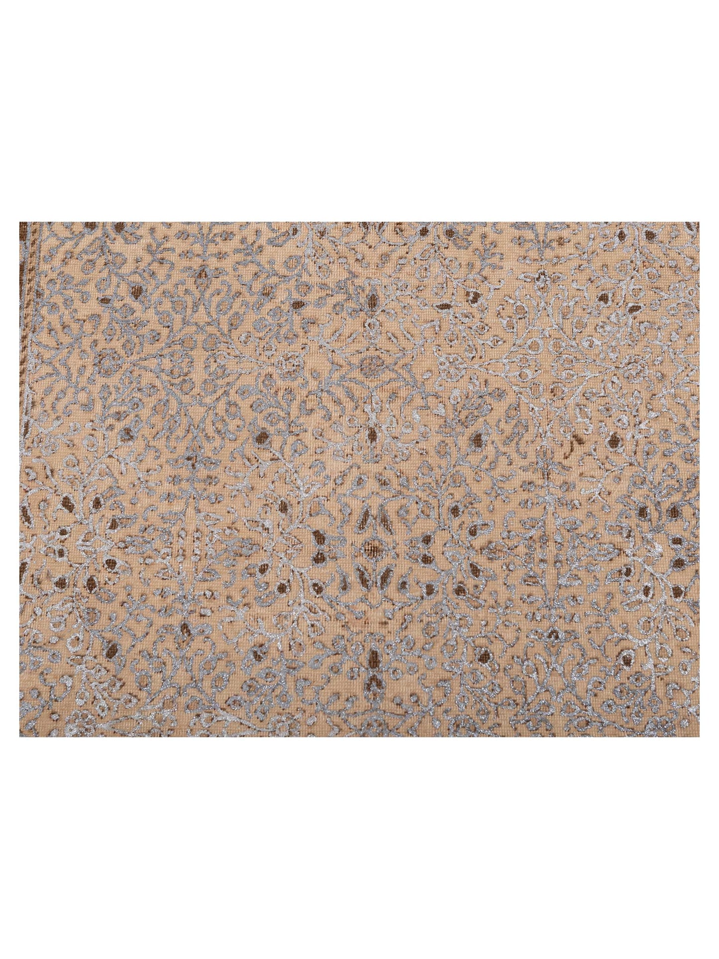 Vintage 108241 Beige 3.8x5.7 Hand Knotted Rug
