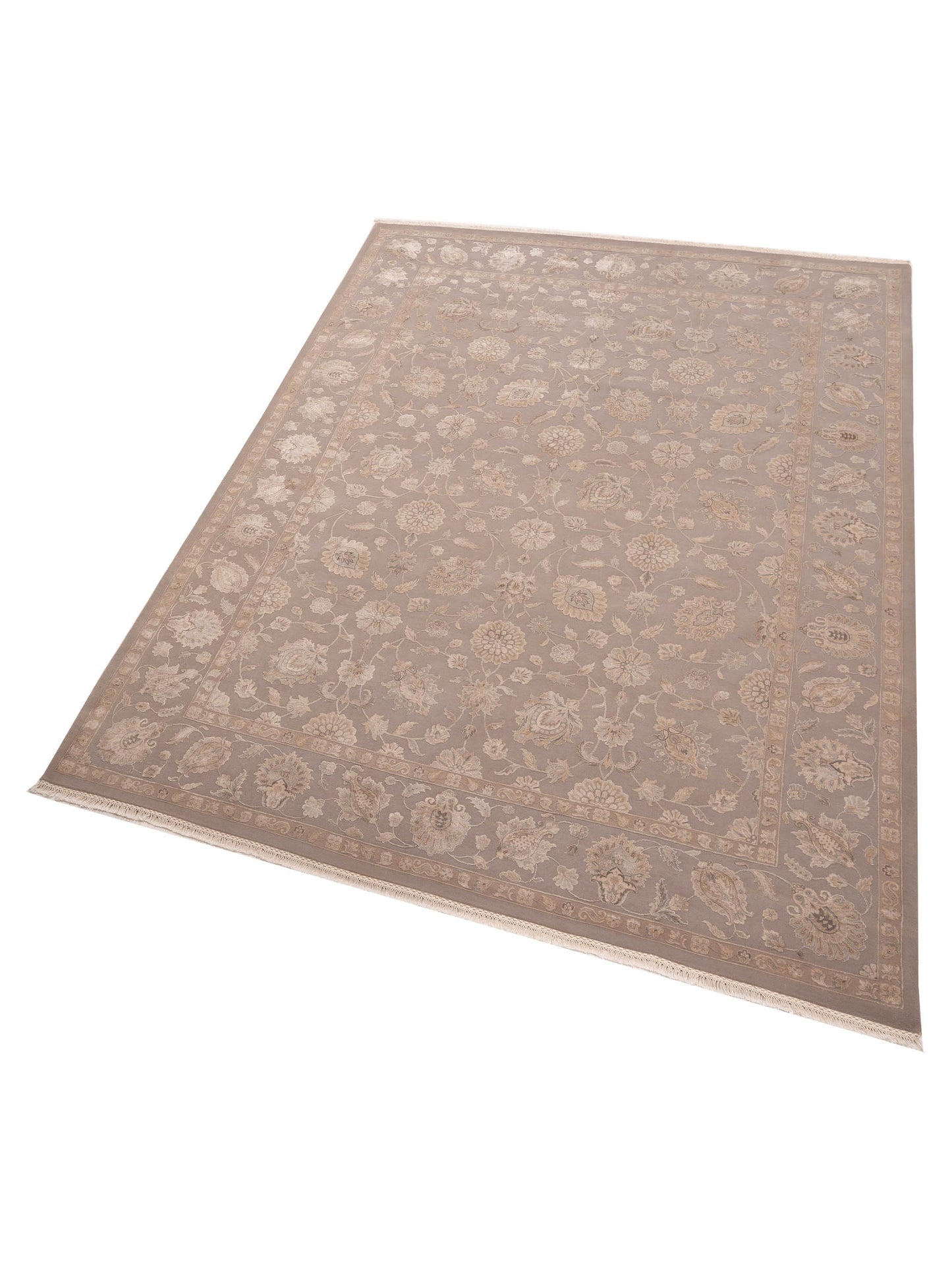 Imperial Silk 141443 Silver 9.2x12.2 Hand Knotted Rug