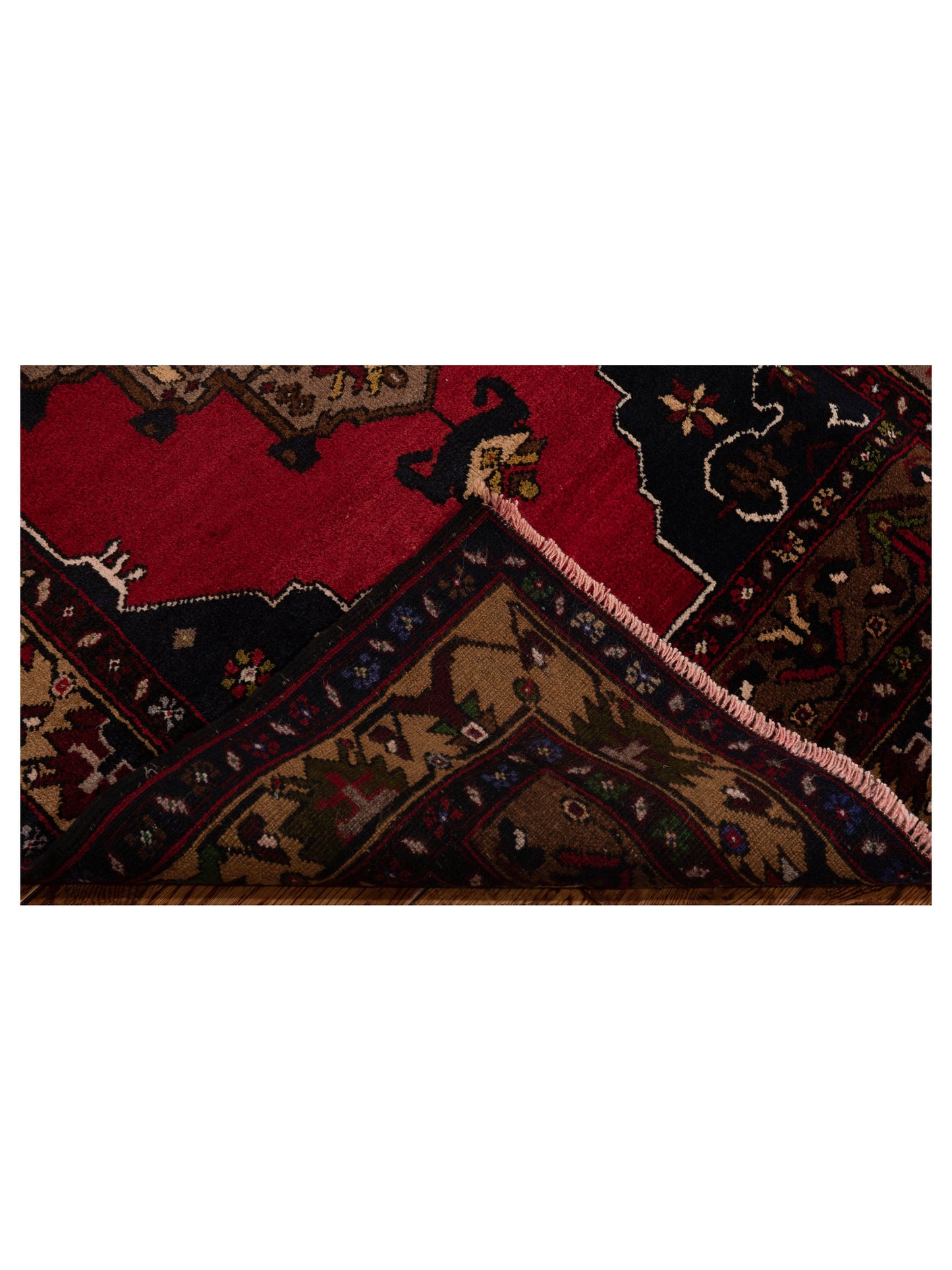 Old Anatolian 148541 Red Brown 3.4x6.4 Hand Knotted Rug