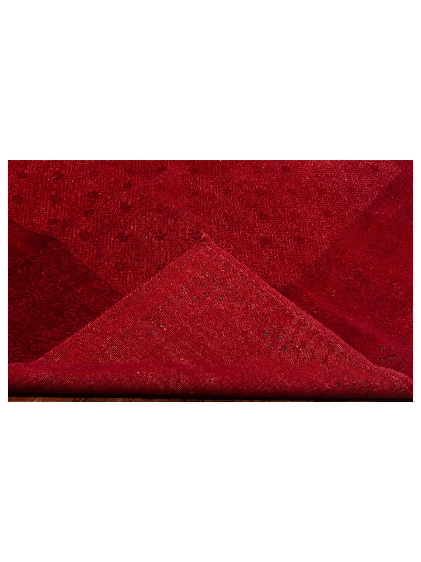 Vintage 108998 Red 6.10x8.8 Hand Knotted Rug