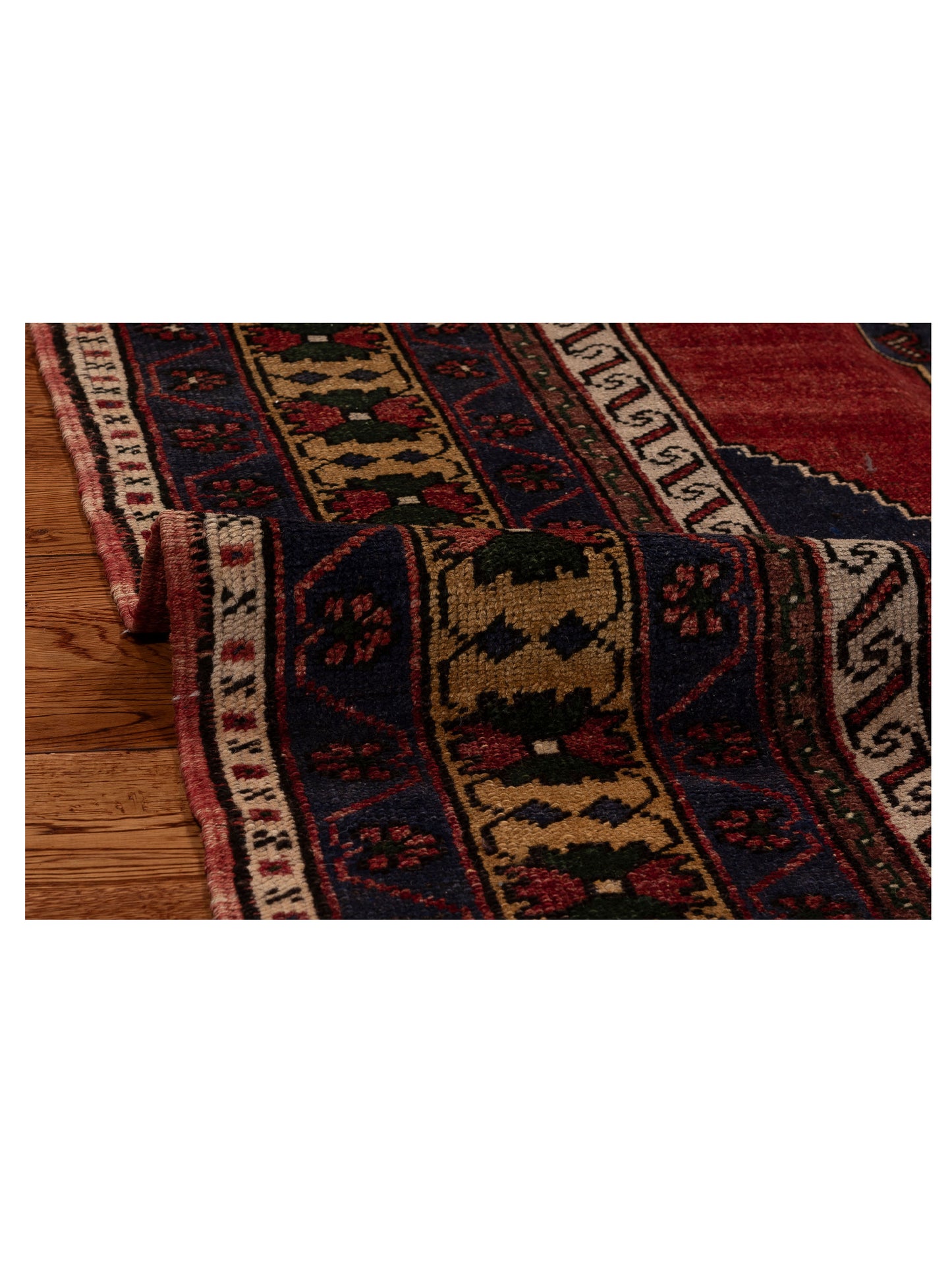 Old Anatolian 154137 Red Brown 5.6x10.1 Hand Knotted Rug