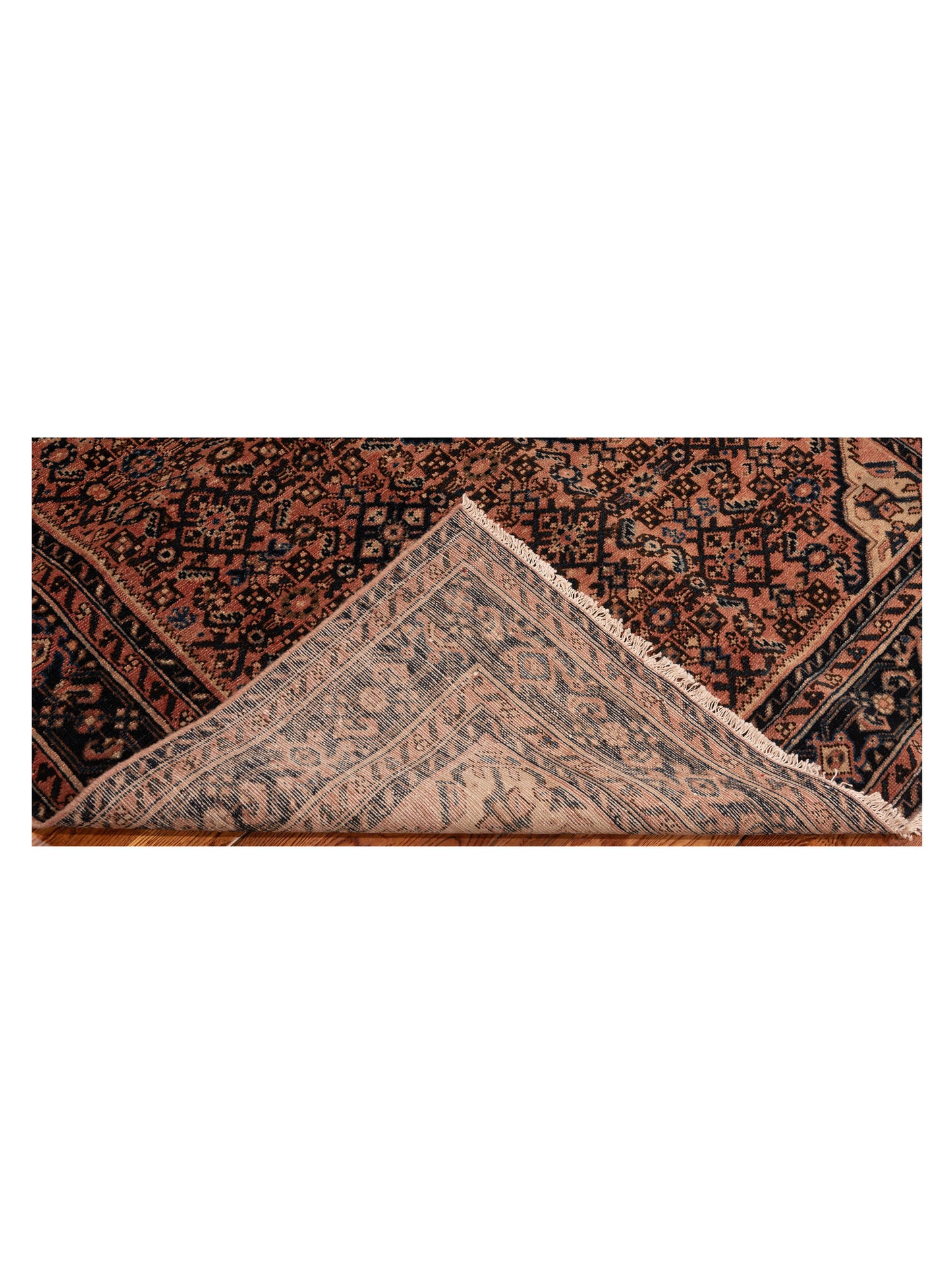 Persian 147675 Pink Navy 4.10x6.10 Hand Knotted Rug