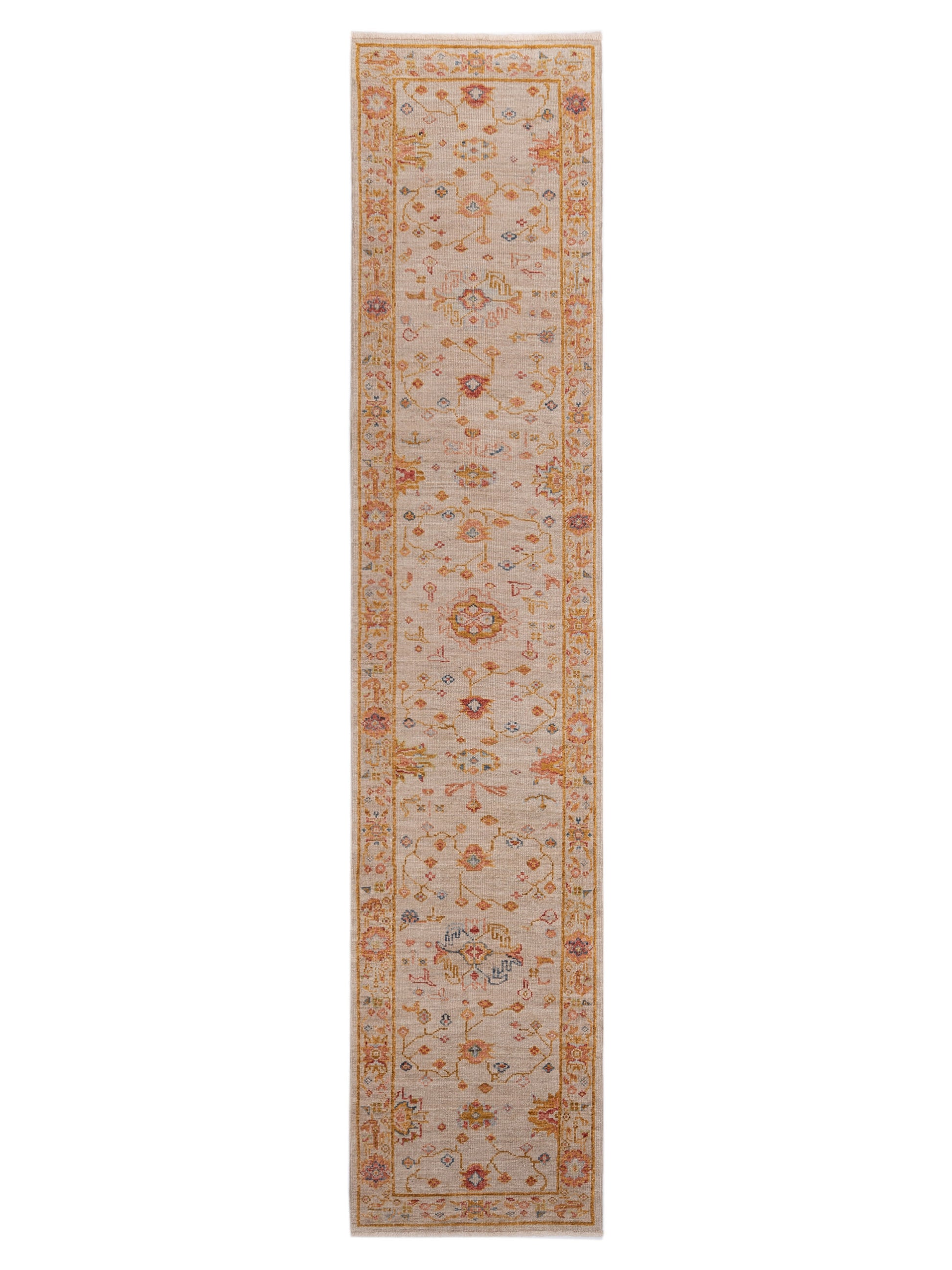 Anadol Angora Oushak  Ivory Silver Traditional