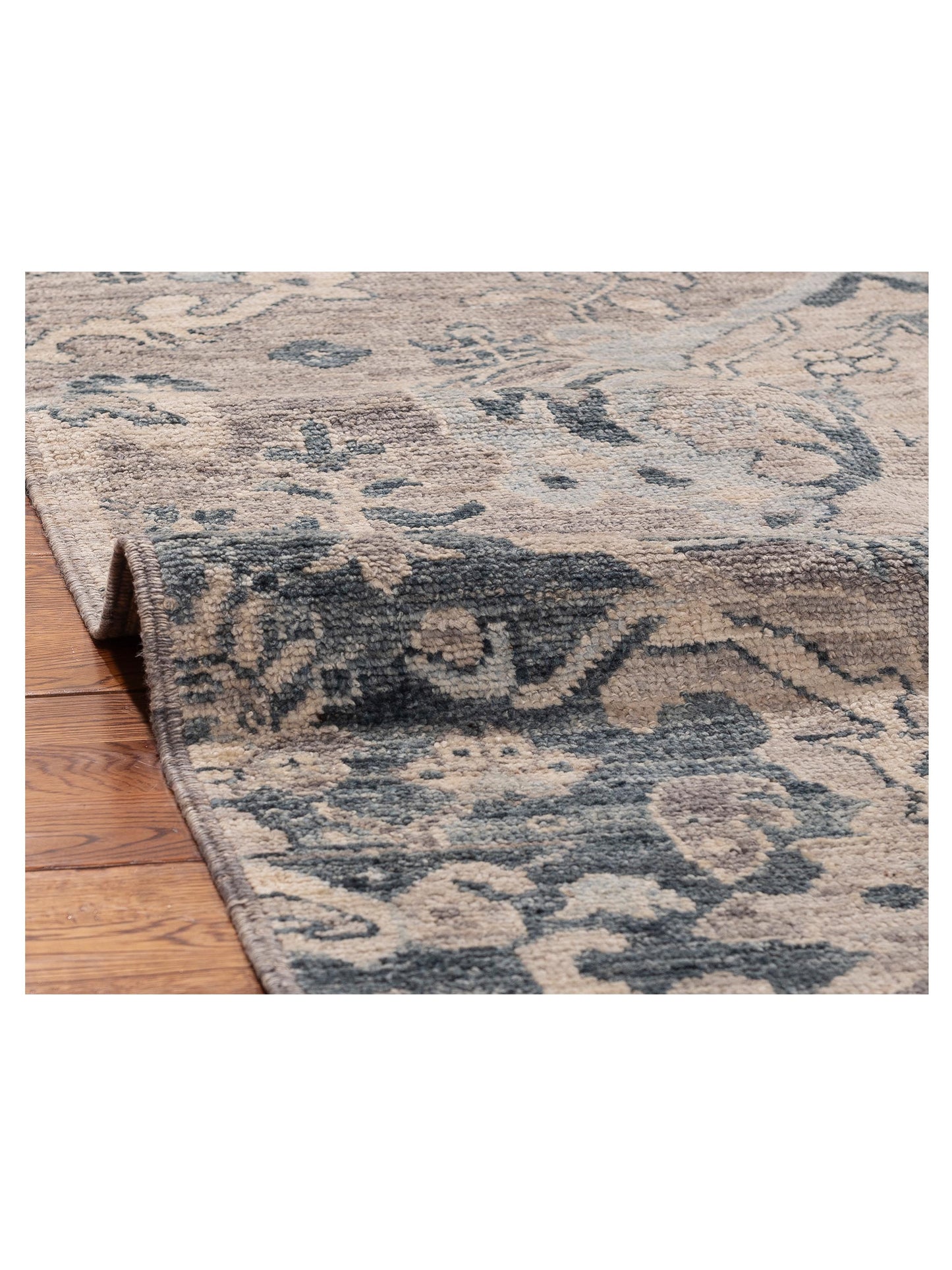 Angora Oushak 156119 Gray Blue 9x11.9 Hand Knotted Rug