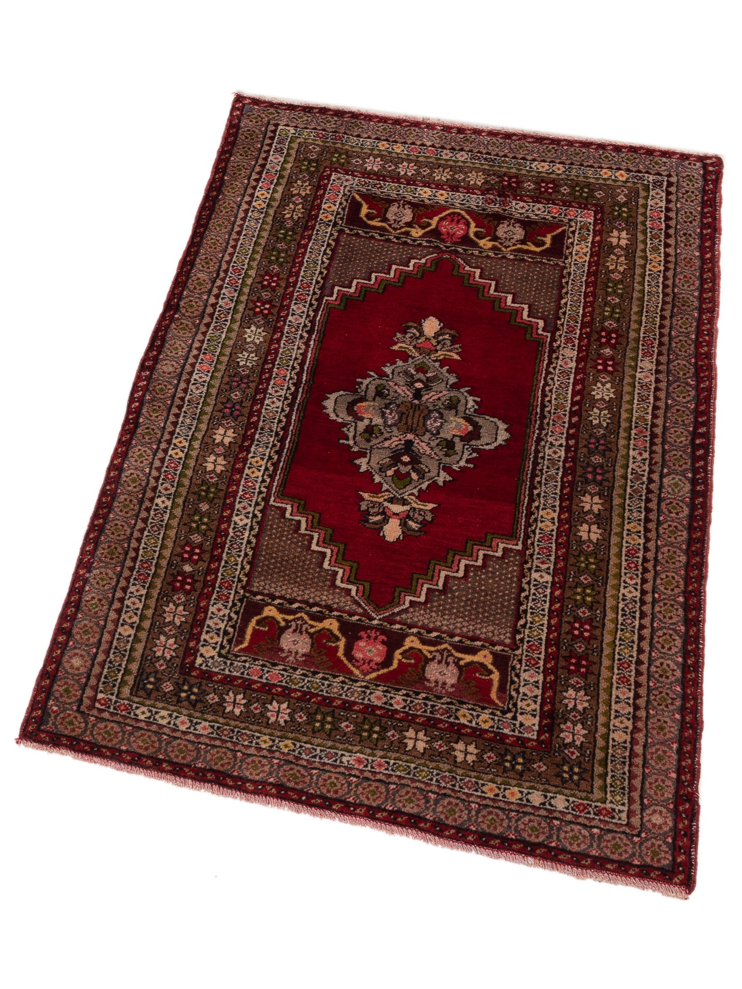 Old Anatolian 134335 Multi 3.4x4.11 Hand Knotted Rug