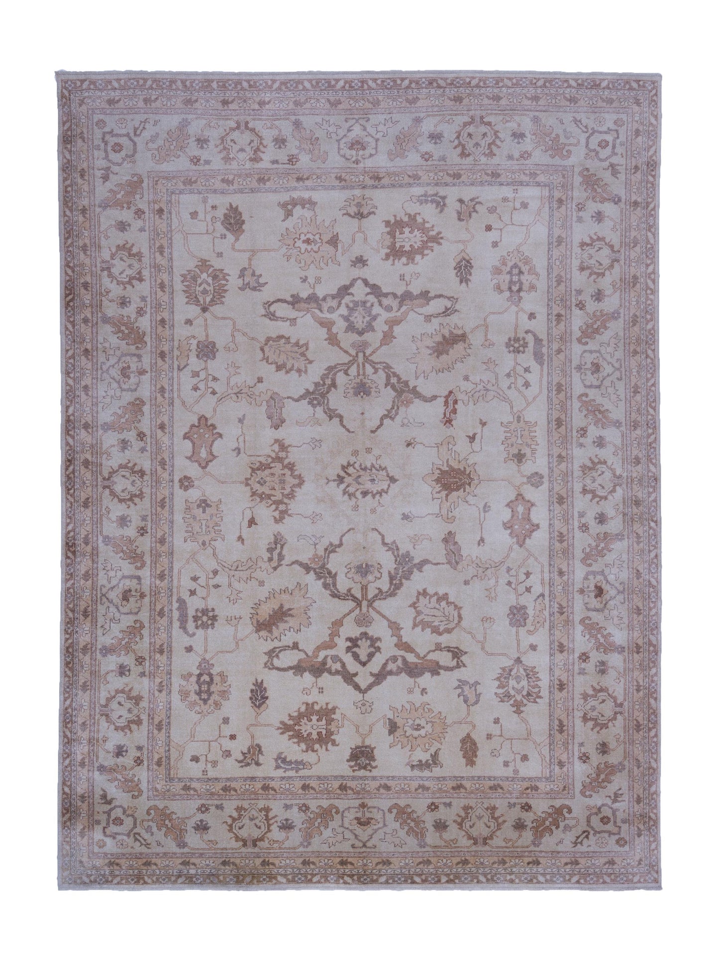 Anadol Angora Oushak  Ivory Ivory Traditional