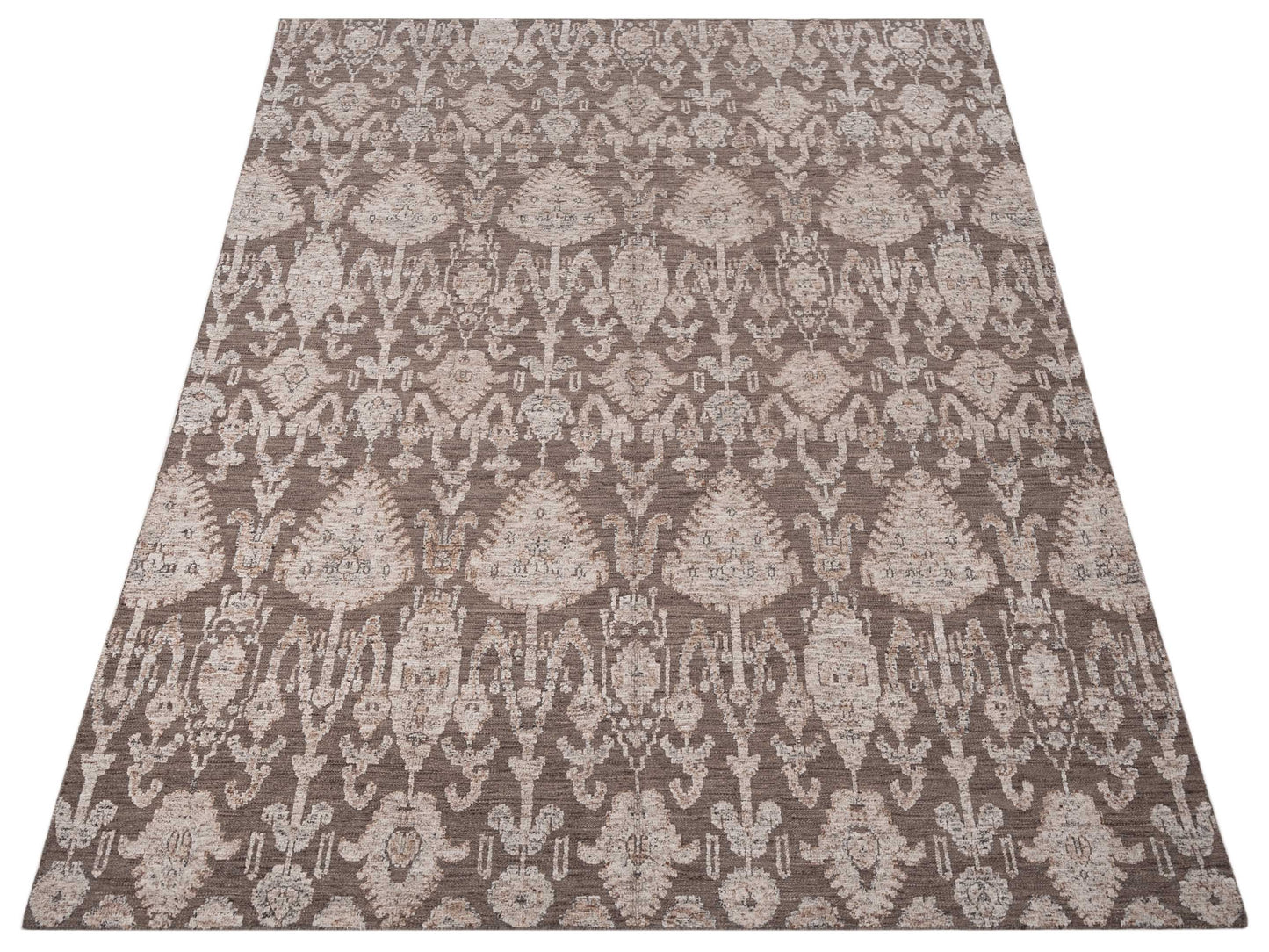 Himalayan 125873 Brown 10.3x13.10 Hand Knotted Rug