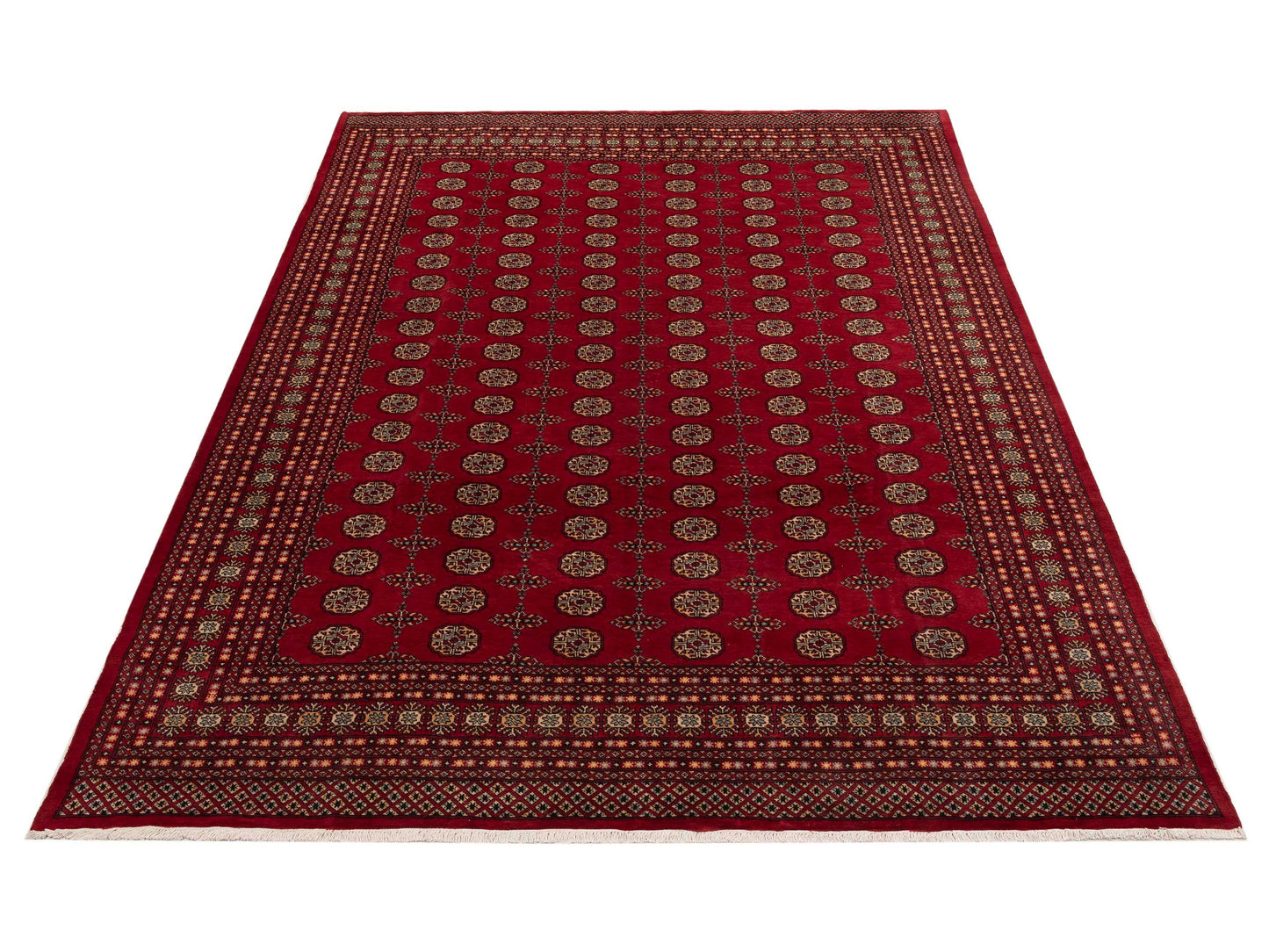 Bokhara 151619 Red Red 9.2x12 Hand Knotted Rug