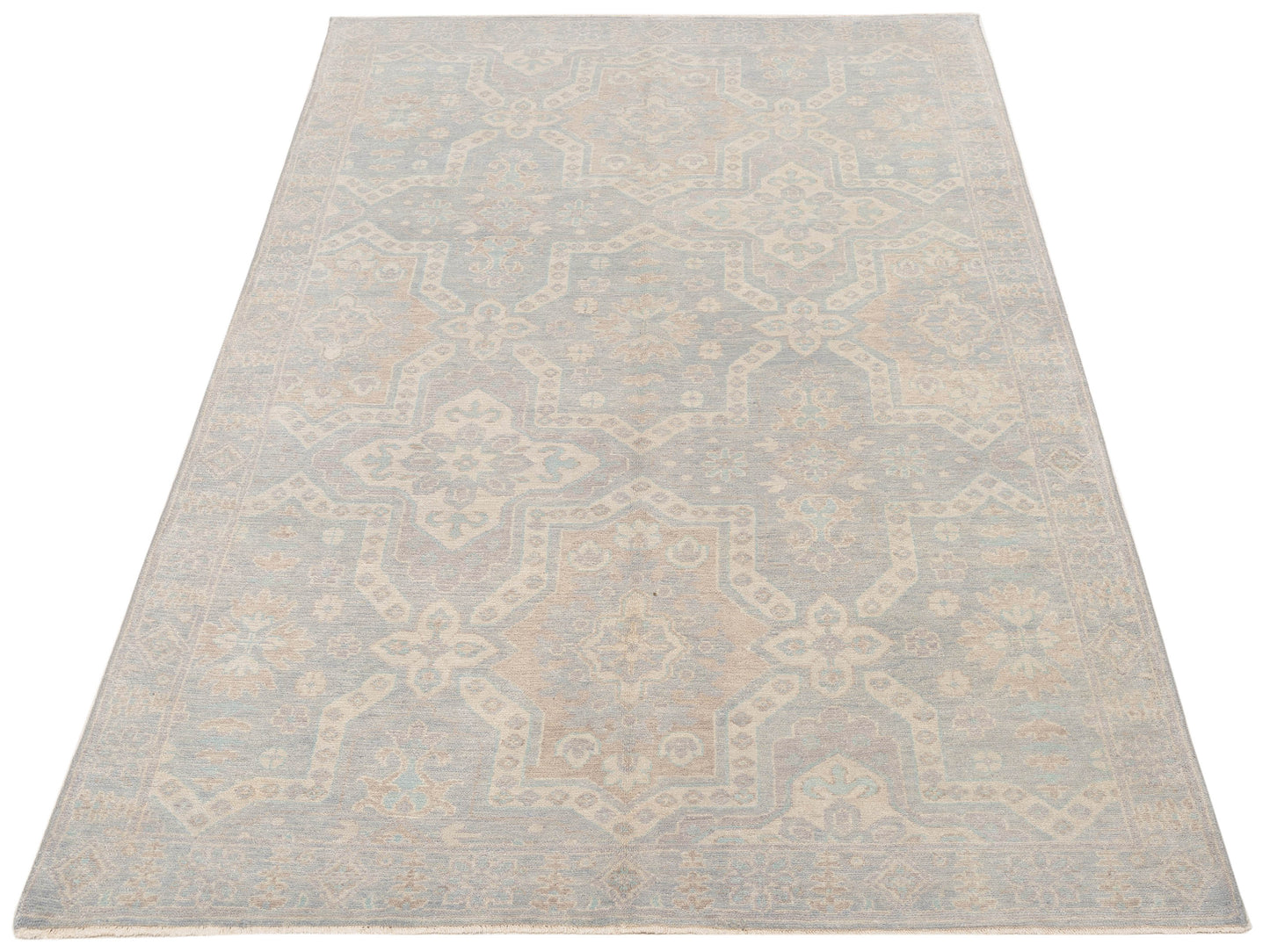 Andalusia 125236 Gray 5.9x8.10 Hand Knotted Rug