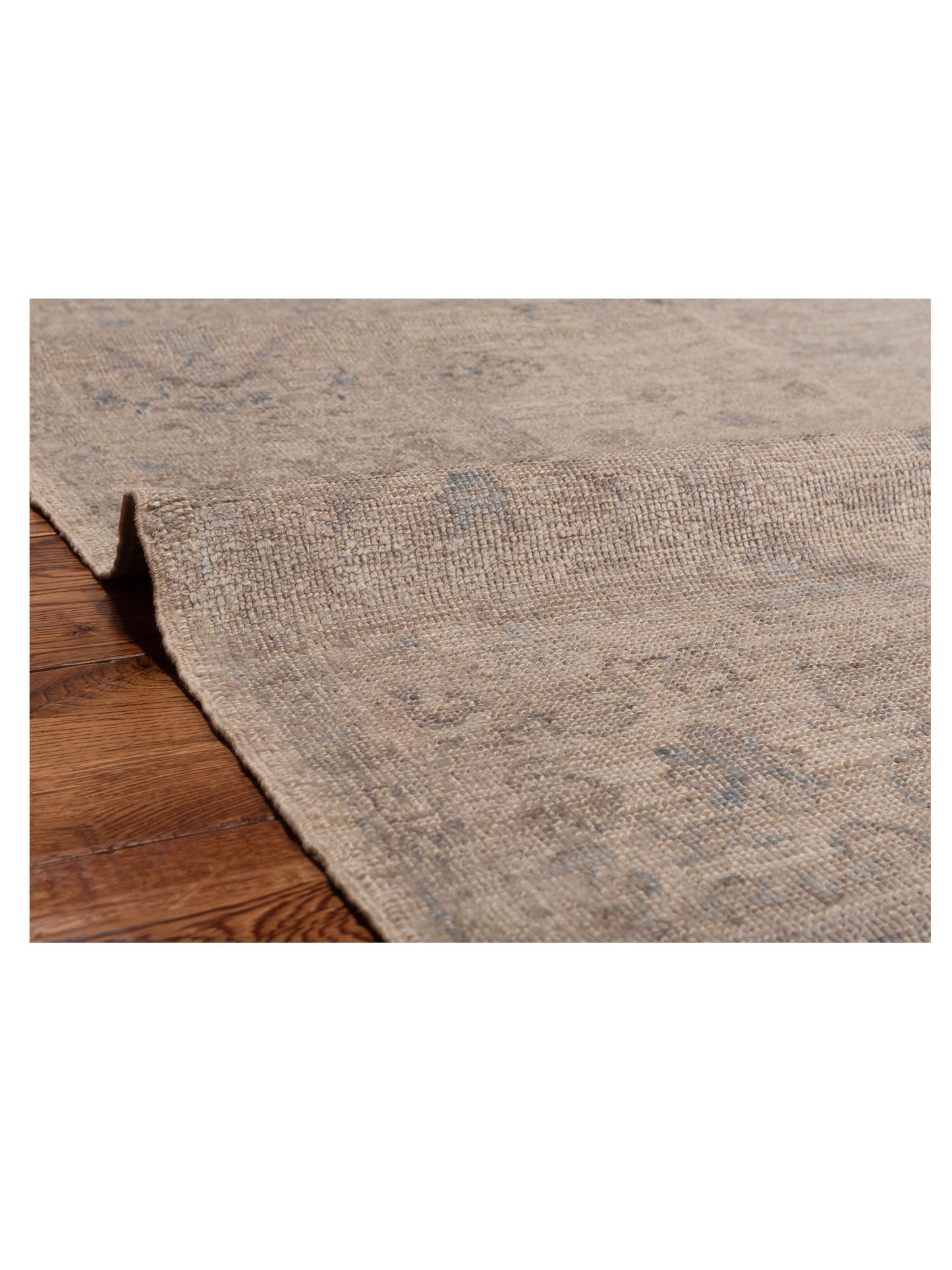 Angora Oushak 150764 Silver Gray 7.7x8.9 Hand Knotted Rug