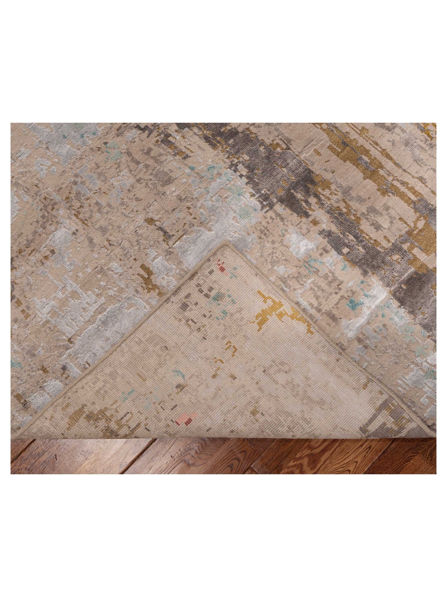 Tibetino 153850 Beige Ivory 9.1X12.1 Hand Knotted Rug