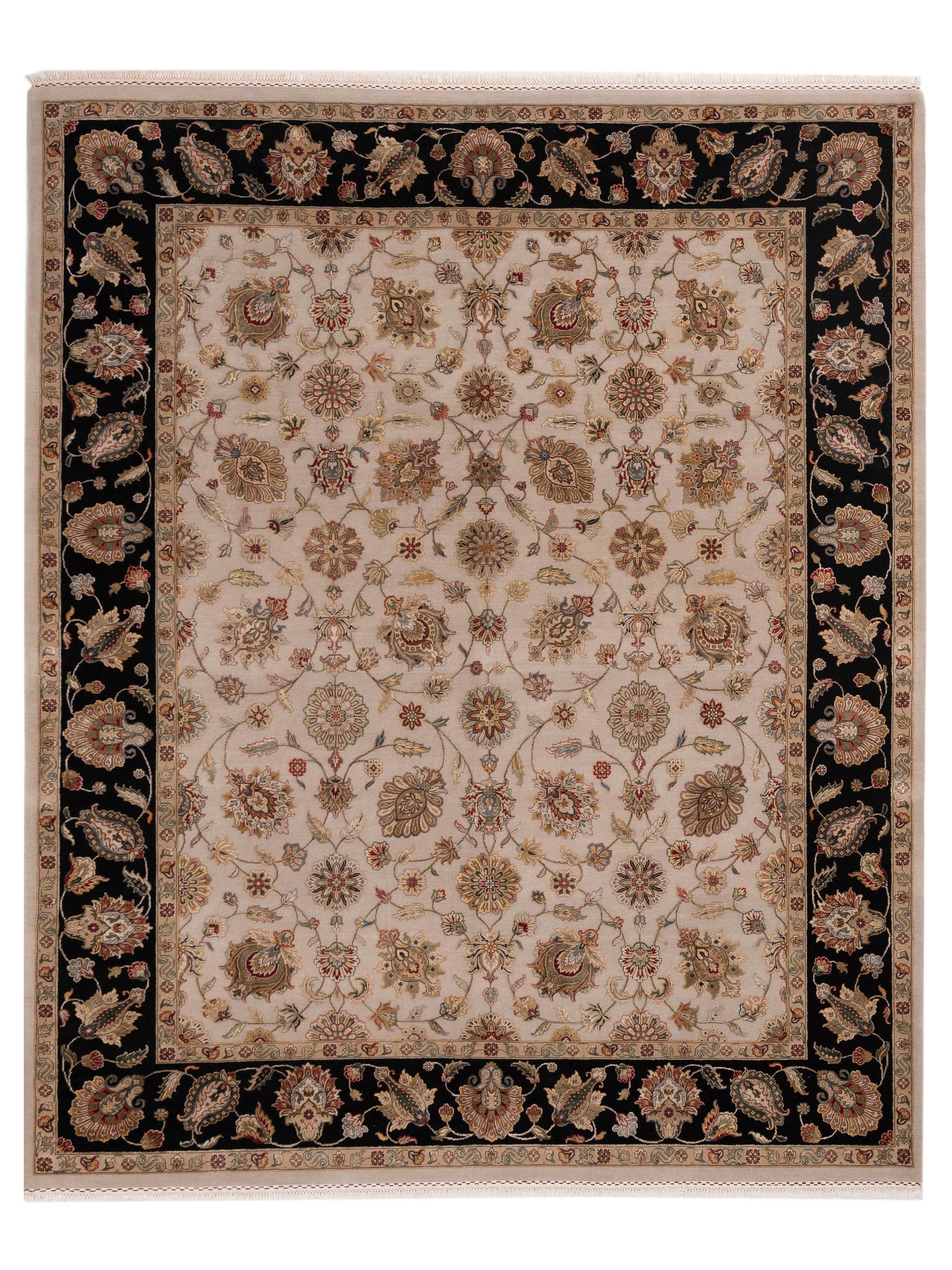 Rajpur Imperial Silk  Black Ivory Traditional