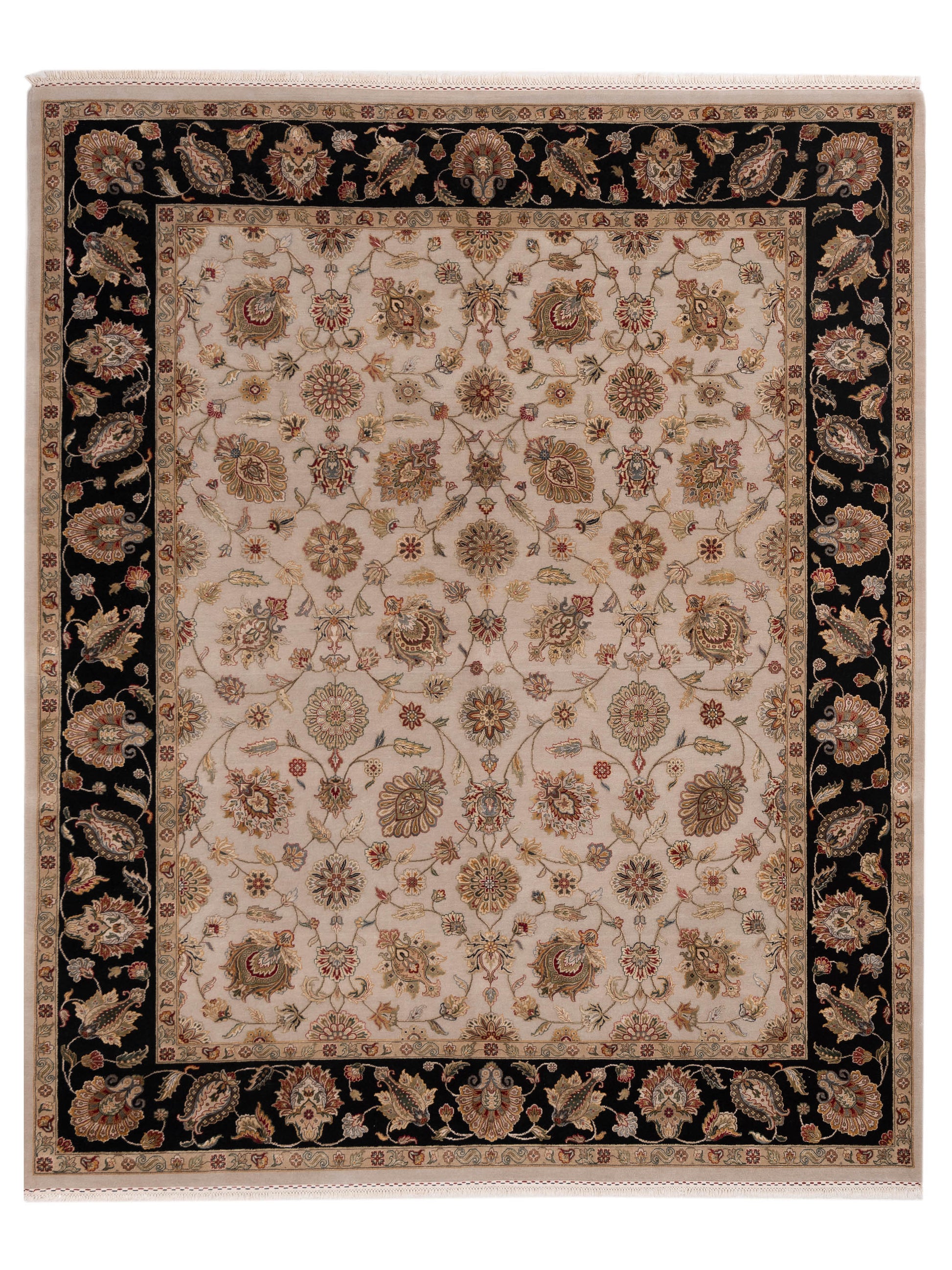 Rajpur Imperial Silk  Black Ivory Traditional