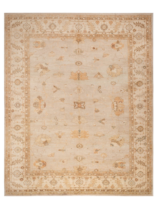 Anadol Angora Oushak  Silver Ivory Traditional