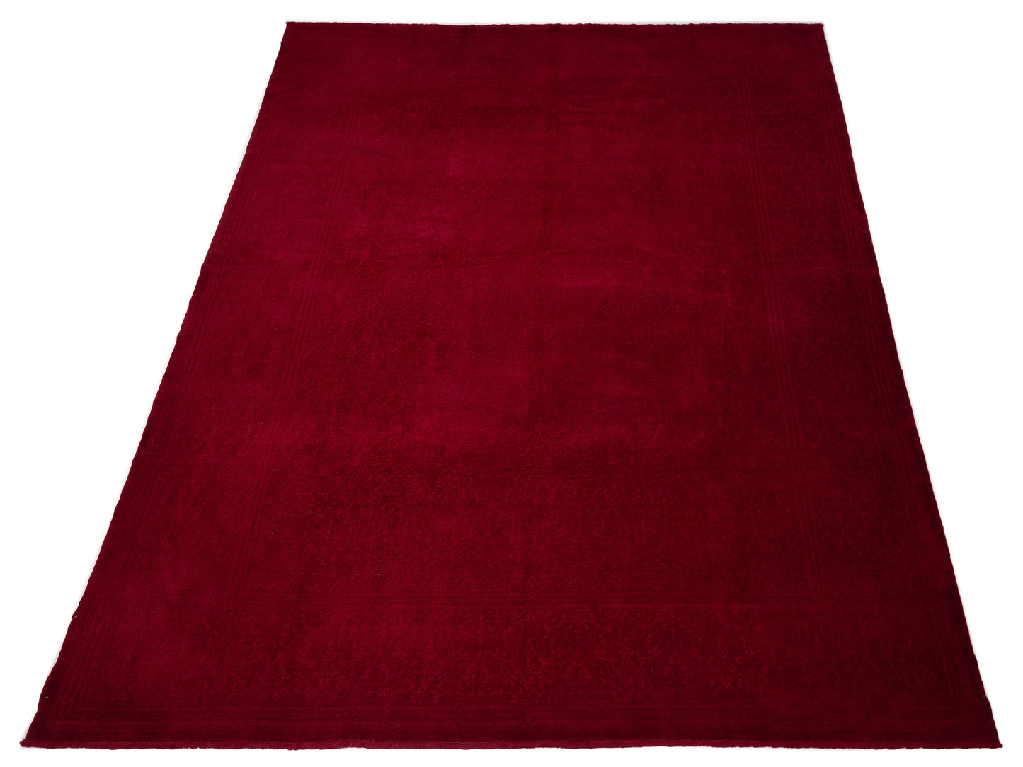 Color Bouquet 108864 Red Red 11.10x15.1 Hand Knotted Rug