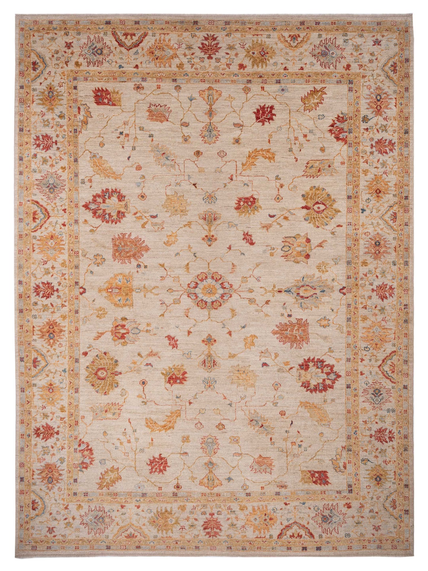 Anadol Angora Oushak  Ivory Ivory Traditional