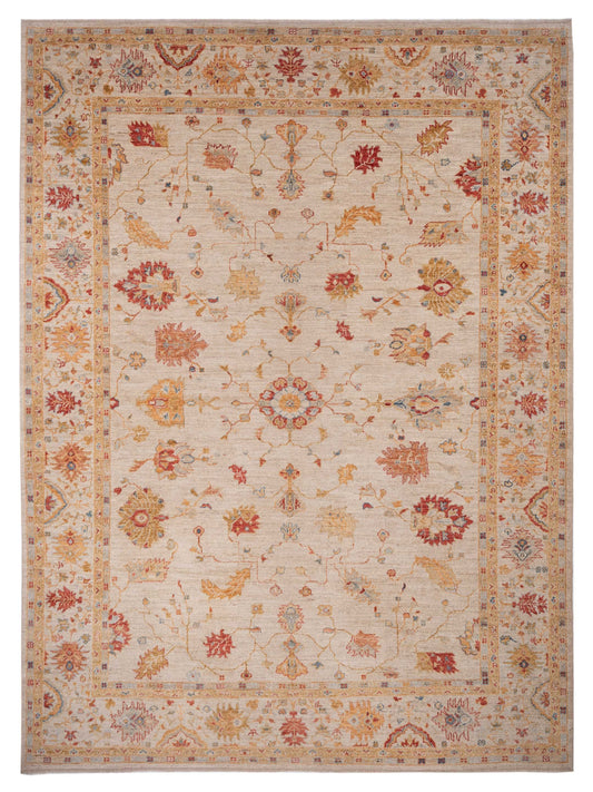 Anadol Angora Oushak  Ivory Ivory Traditional