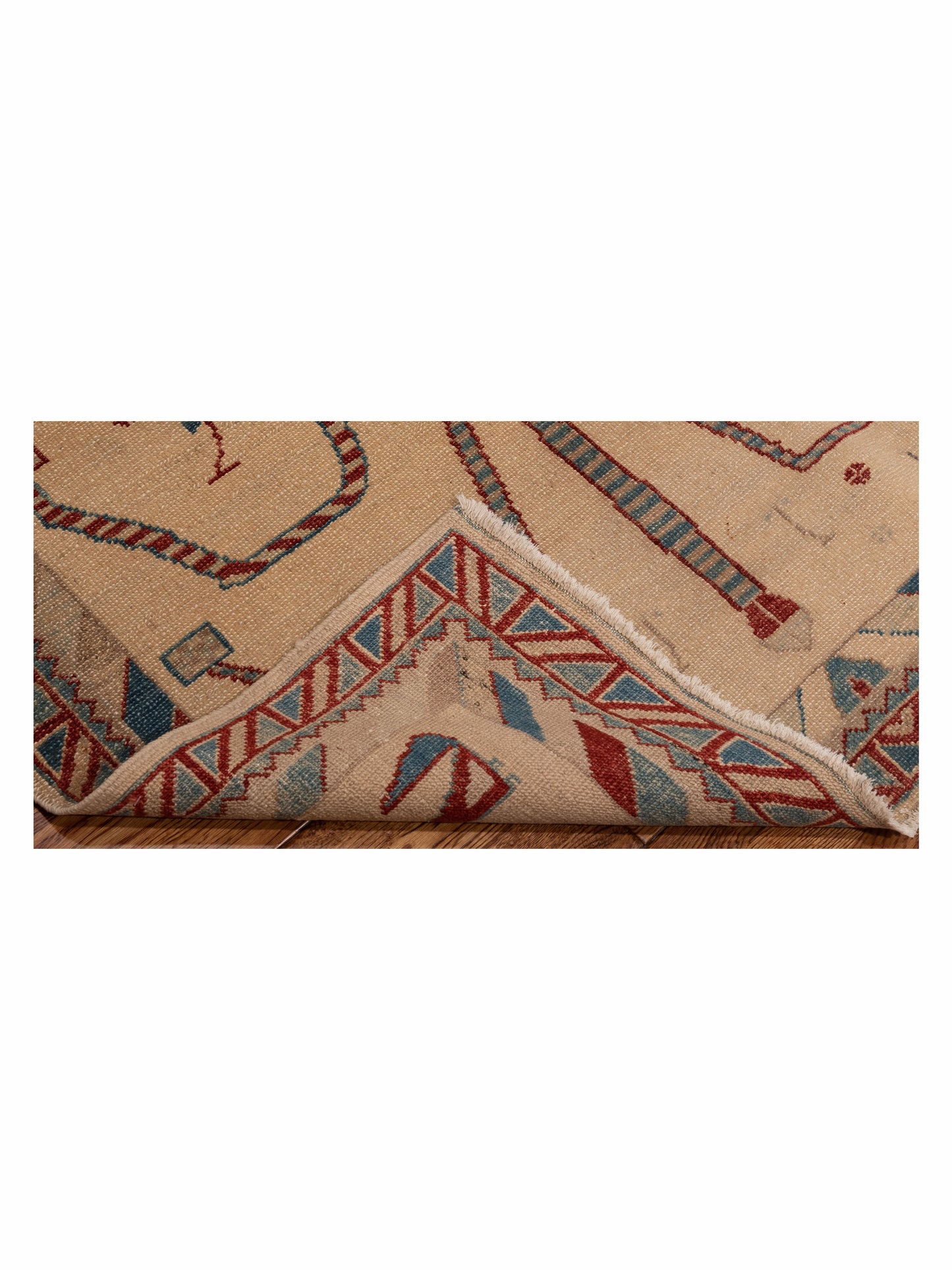 Turkish Elvan 67281 Ivory 4x5.10 Hand Knotted Rug